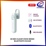 XO BE5 CLEAR VOICE MONO BLUETOOTH IN-EAR
