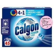 เม็ดก้อนทำความสะอาดเครื่องซักผ้า Calgon Tablets Water Softener Powerball 4-in-1