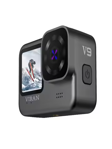 4K portable sports camera diving anti-shake dual screen outdoor bicycle travel sports camera high de