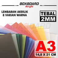 Acrylic Color A3 Size/ Acrylic Sheet/ 2MM Thickness/ A3 2MM Acrylic Sheet/