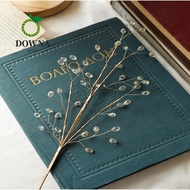 DOWNA Crystal Tree Branches, Sparkling Transparent Bead Crystal Bud Branches,  DIY Pentagram Xmas Tr