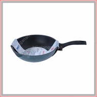 Flonal Diamante Wok Pan 28 Cm - Hijau