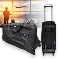 Tas Koper Duffel Travel Bag with Trolley Size L - Black