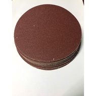 10 sheets of 150mm 6inch round sandpaper used for Win BD46N belt sander
