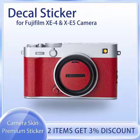 XE5 Transparent Film Customized Sticker For Fujifilm Fuji X-E5 XE4 XE-4 XE5 Decal Skin XE 5 Camera V