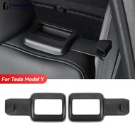 YOUNGSTAR 2Pcs Car Seat Belt Fixing Bracket Rear Seat Belt Limiter Protective Cover Interior Accesso