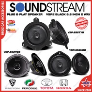 100% Original SOUNDSTREAM VSP Black Series 2 Way Plug &amp; Play Coaxial Speaker (6.5")  for HONDA / TOYOTA / PROTON / PERODUA