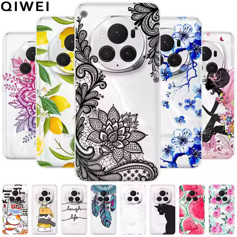 For Honor Magic 6 / 6 Pro Case Clear TPU Silicon Funda Capa for Honor Magic6 Pro 5G Soft Covers Magi
