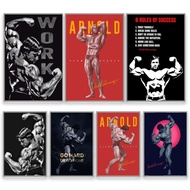 A-Arnold Schwarzenegger Bodybuilding Poster Perfect Art Designed for Home Dining Office Spaces Durab