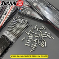 Motorcycle spokes Chrome RacingTDR 154,164,172,184 - Universal motorcycle spokes