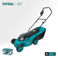 TOTAL Electric Lawn Mower (1600W, Induction Motor), Adjustable Cutting Height: 28mm - 68mm, Grass Box: 50L - TGT616151