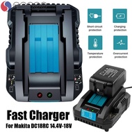 MYROE Battery Charger Universal Charging Dock Electrical Drill Cable Adaptor for Makita 14.4V-18V BL1830 BL1840 BL1850