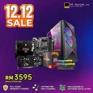 PCOUTLET 12.12 RYZEN 5 5600 RTX3060 GAMING PC
