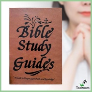 [Toolroom] 66 Page Bible Study Guide Religious Belief based Notebook for Adults Beginners Daily Scri
