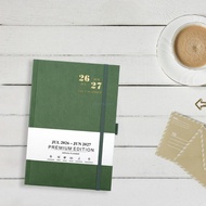 CH* 2026-2027 Daily Planner Jul 2026-Jun 2027 PU Academic Planner with Elastic Pen Slot 384 PagesFor