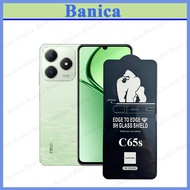 (Type 1) Realme C65s Full Screen Tempered Glass, Good Quality, With Cleaning Paper Set,Kingkong 3D B