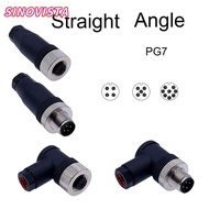 SINOVISTA M12 Sensor Connector, Connector Sensor Plug M12 Aviation Plug, M12 Sensor Cable Connector 