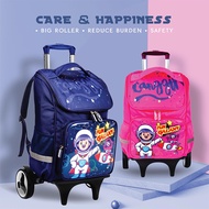 Canggih Original Children's School Trolley Backpack Fun Galaxy / School Bag / Beg Roda Sekolah Angka