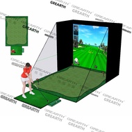 ZHUOLESHI | Golf Green Engineering Construction Indoor Golf Simulator
