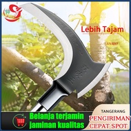 Sabit Arit Potong Rumput/Sabit Kapak Ganda Baja Tahan Karat Stainless Steel sabit jawa sabit baja as