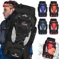 BEAUTY 80L Hiking Backpack  Men's Large Camping Mountaineering