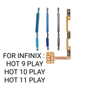 TOMBOL Flexibel & ON OFF BUTTON SET FOR INFINIX HOT 9PLAY/10PLAY/11PLAY | Infinix HOT 9 PLAY/10PLAY/