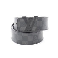 【二手】路易威登LOUIS VUITTON皮帶 Ceinture LV Initial M9808 PVC塗佈帆布帶 Ceinture LV 男士二手 A