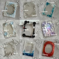 lanyard card lanyard card holder Finished Card Brick Epoxy 10cm Pain Bag Decorative Card Holder Pend