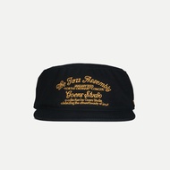GOERS STUDIO “Unforgettable” round baseball Cap / "Unforgettable" Painters Cap - Black