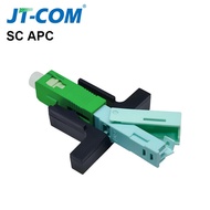 JT-COM SC UPC Fiber Fast Connector 50PCS Single-Mode FTTH Fiber Tool Cold Connector Tool Fiber Optic
