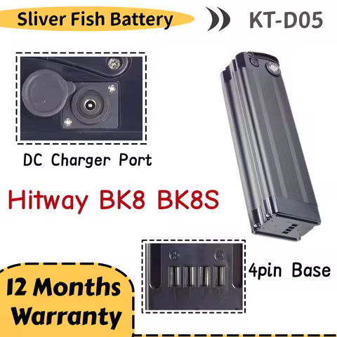 Hitway BK8 BK8S KT-D05 36V 48V 8.4Ah 10.4Ah 13Ah 15Ah 17.5Ah 20Ah DC Discharger port Battery for Hit
