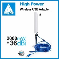 USB Wifi Adapter 150Mbps ตัวรับ Wifi ระยะไกล สัญญาณแรง Outdoor High Wifi Antenna  2.4GHz Melon N4000