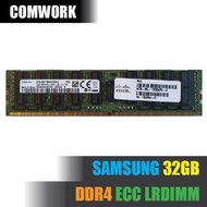 แรม SAMSUNG 32GB DDR4 ECC LRDIMM LOAD REDUCED SERVER RAM MEMORY PC4 X99 WORKSTATION SERVER DELL HP C