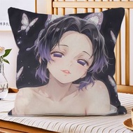 預訂6-8日 蝴蝶忍抱枕鬼滅之刃周邊動漫雙面印花枕頭客廳沙發靠背宿舍床靠墊
