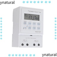YNATURAL Digital Timer Switch, 1W Power AC 220V Programmable Timer, Smart Home Automatic 30A 1Min - 