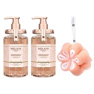 Sữa tắm weilaiya trắng da chính hãng từ cánh hoa hồng 450ml