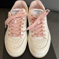 Chanel 22P  限量粉色熊貓鞋 小白鞋