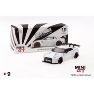 Mini GT 9 LB Works Nissan GTR R35 Matte White MINUS