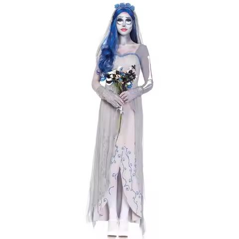 Halloween New Ghost Bride Role Playing Party Corpse Bride Costume