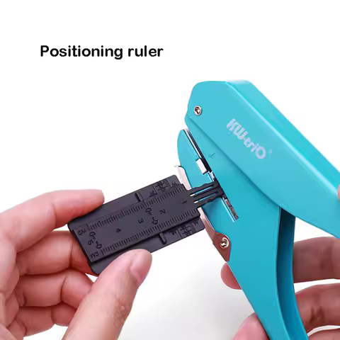 KW-trio Punching Machine Paper Hole Puncher Mushroom Hole Punch Mushroom Hole Notebook Puncher Scrap
