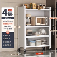 HY-JD Micoe Kitchen Shelf Floor Storage Cabinet Storage Cabinet Microwave Oven Shelf Oven Shelf Sideboard Cupboard ASY7