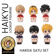 Action Figure Statue Haikyu Haikyuu Sitting Look Up One Set Studio Recast Collection Statue Anime Ma