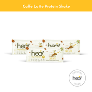 Heal Caffe Latte Protein Shake Powder Bundle of 3 Sachets -  HALAL - Meal Replacement Pea Protein Plant Based Protein