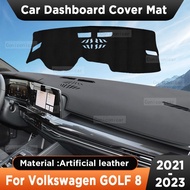 Car Dashboard Sun Shade Cover Instrument Desk Non-slip Artificial Leather Pad Mat For Volkswagen GOL