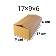 Cardboard Packing Box 17x9x6 cm Thick Cardboard Box for Online Shop Delivery Packaging