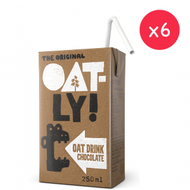 OATLY! - OATLY朱古力燕麥飲品 散件 (6x250ml) #啡色包裝 OAT DRINK CHOCOLATE#原裝行貨#燕麥奶 #健康 #瑞典