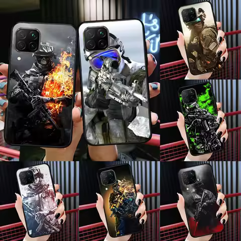 Army Soldier Special Forces For Huawei Nova Y91 Y60 Y70 Y72 Y90 Y61 12s 12i 11i 8i 10 9 SE P20 P40 L