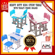 APC. New Style Kids Study Table with Chair Kids Desk and Chair Set Study Table with Adjustable Books