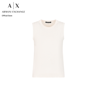 AX Armani Exchange เสื้อนิตแวร์ผู้หญิง รุ่น AX 8NYH9A YMH6Z1130 - สีขาว