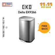 EKO Dustbin | Della | EK9366 | Trash Bin | Waste Bin | Stainless Steel | Pedal Bin | Multiple Size